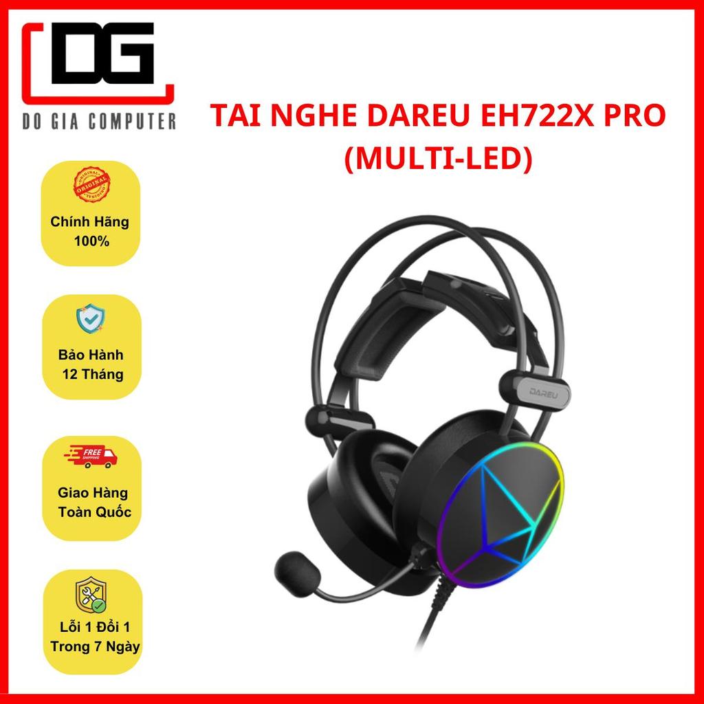 Tai nghe gaming DareU EH722X Pro (Multi-LED) - Tai nghe chơi game - Earphone