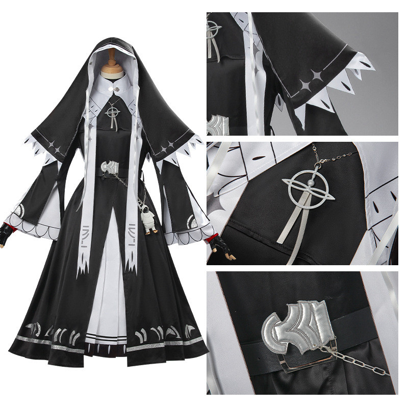 Arknights Tân Ước Elysium Cosplay Latuny nữ tu trang phục cosplay Remule C trang phục 2D cosplay NS