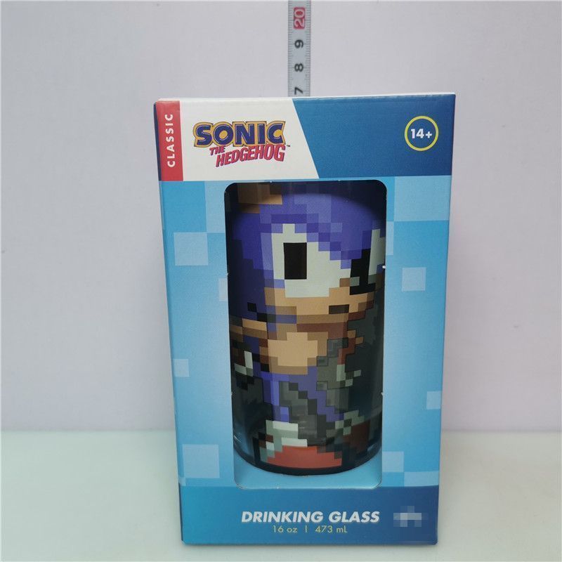 Trò chơi cổ điển Nhím Sonic Glass Hàng hóa Cốc nước Big Cola Cup Cốc dễ thương