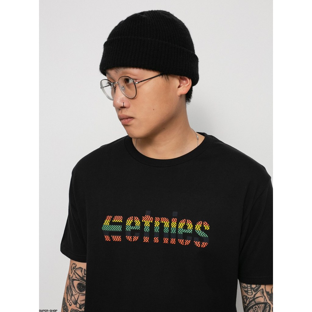 ETNIES Áo thun Cotton nguyên chất bán chạy nhất thông thường cho nam nữ cùng phong cách
