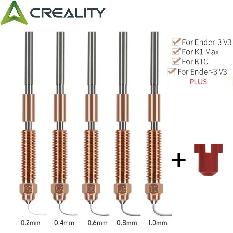 HB Creality K1C _ K1 Max _ Ender-3 V3 Unicorn Quick-Swap Nozzle Kit Cài đặt Swift Chất liệu nâng cấp