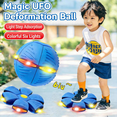 Bóng nảy ma thuật HdoorLink với 6 đèn UFO Morph Ball Trẻ em Bóng ma thuật Đồ chơi thú cưng ngoài trời