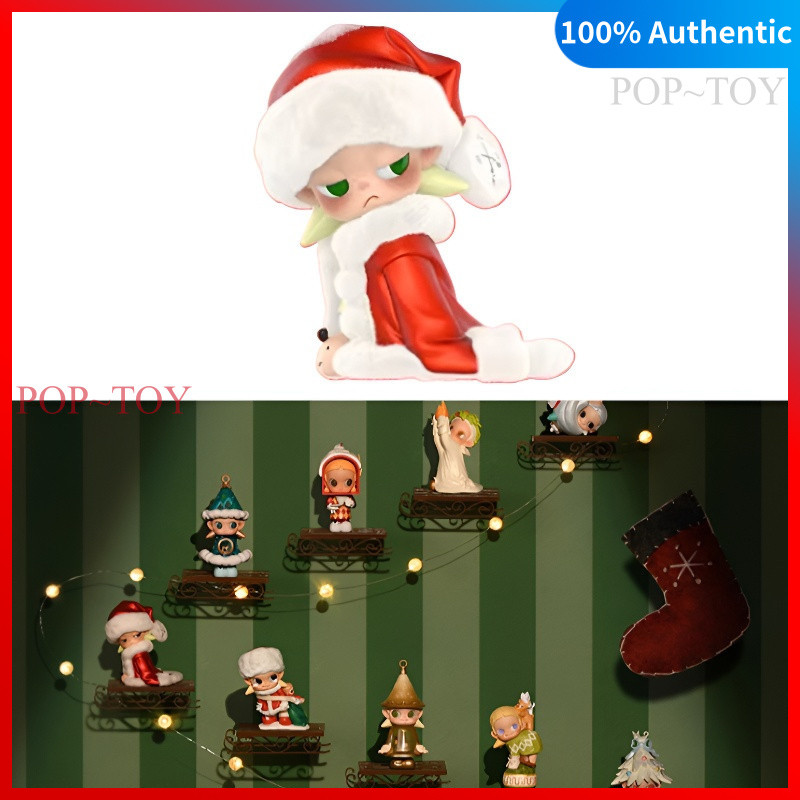 POPMART Zsiga The Winter of Gifts Series Figures pop mart zsiga Christmas v10 blind box collectible 