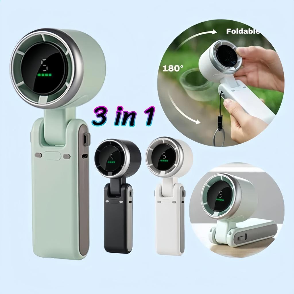 Quạt Mini Turbo N607 Siêu Mát Cầm Tay/Đeo Cổ/Để Bàn – Thiết Kế Gấp Gọn, Tiện Dụng Đi Học Đi Du Lịch | BigBuy360 - bigbuy360.vn