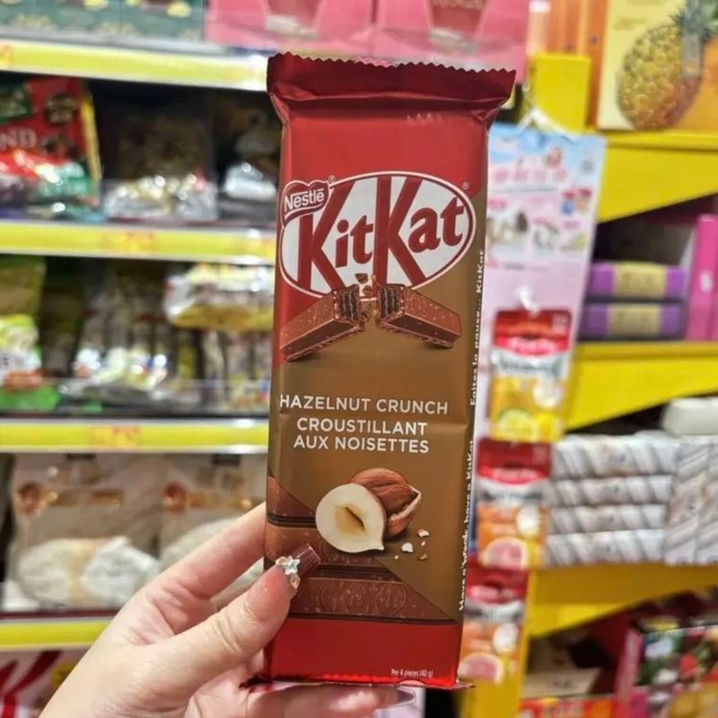 Hồng Kông Daigou Nhập Khẩu Kitkat Nestle Kitkat Sữa / Hạt phỉ / Bánh Quy Nghiền Sô Cô La Wafer 120g5