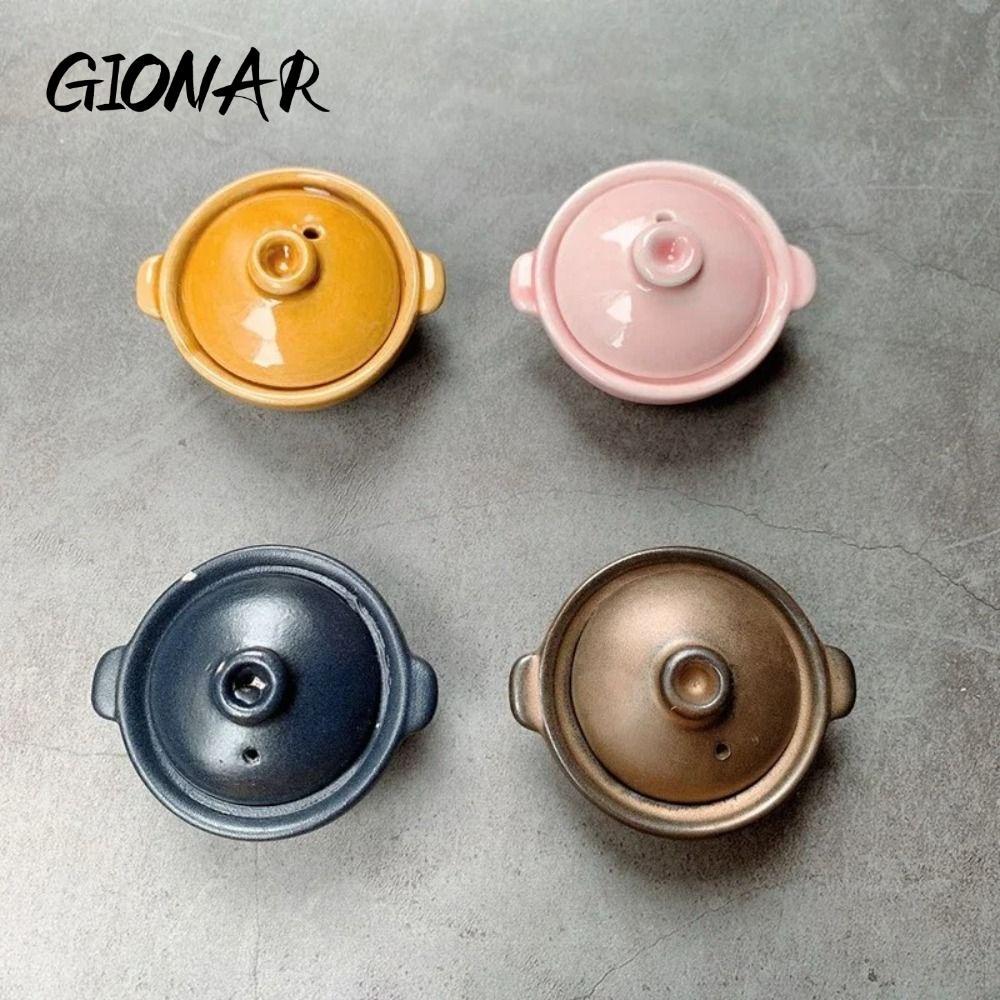 Nội thất nhà bếp nhà búp bê GIONAR, Đồ dùng nhà bếp đa chức năng thu nhỏ, Gốm sứ đa năng Polychrome 