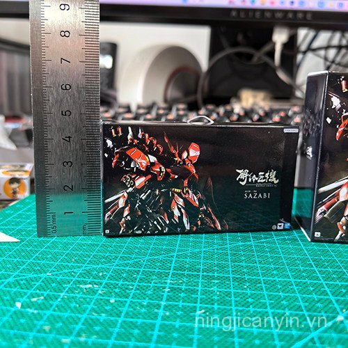 Hộp Giấy Thu Nhỏ Người Lính Cảnh Đạo Cụ Gundam Tháo Rời Thủ Công SAZABI SAZABI Hộp Giấy Không Đồ Chơ