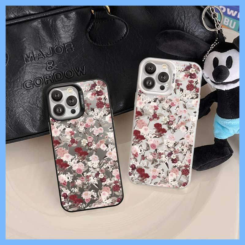 Ốp Lưng iPhone Hoa Hồng Đỏ Hồng Trắng Cổ Điển Thanh Lịch,iP 11/12/13/14/15/16/17/Plus/Pro/Max/XR/XS