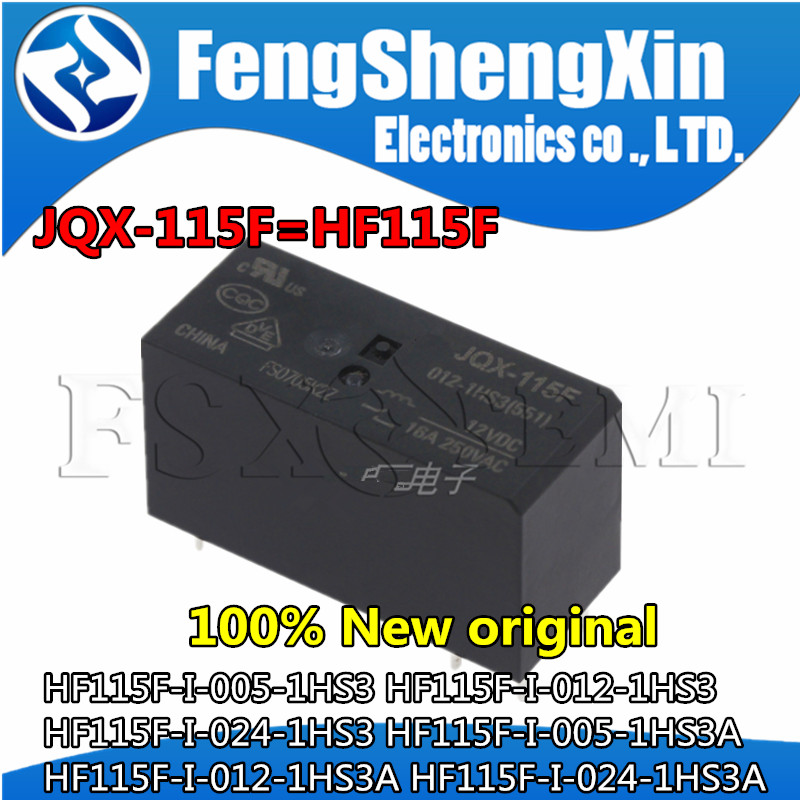 5 Miếng JQX-115F HF115F-I-005-1HS3 HF115F-I-012-1HS3 HF115F-I-024-1HS3 HF115F-I-005-1HS3A HF115F-I-0