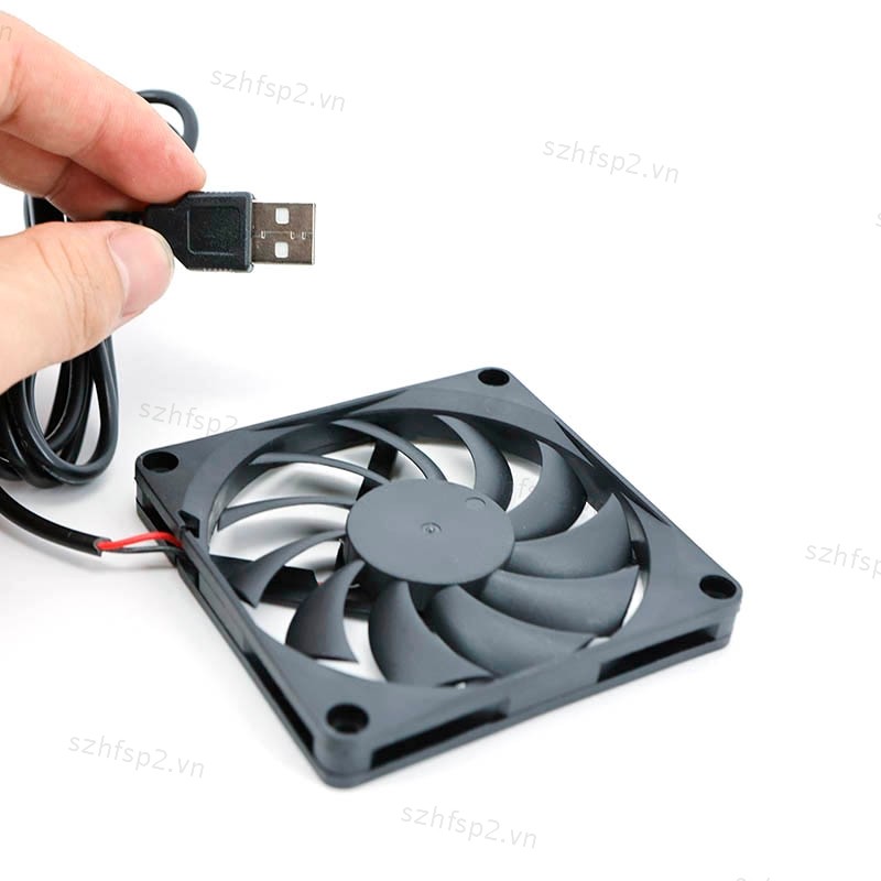 80x80x10mm 80mm 8cm DC 5V USB Điện Làm Mát Quạt Cho Đầu Thu DVR Xbox Router VNH3