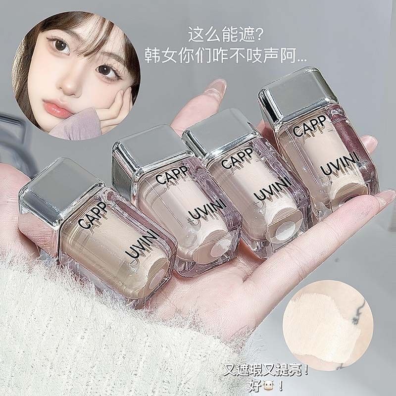 Crystal Clear Ice Cube Concealer Liquid Cream Acne Marks Cover Acne Dark Circles Concealer Màu mở rộ