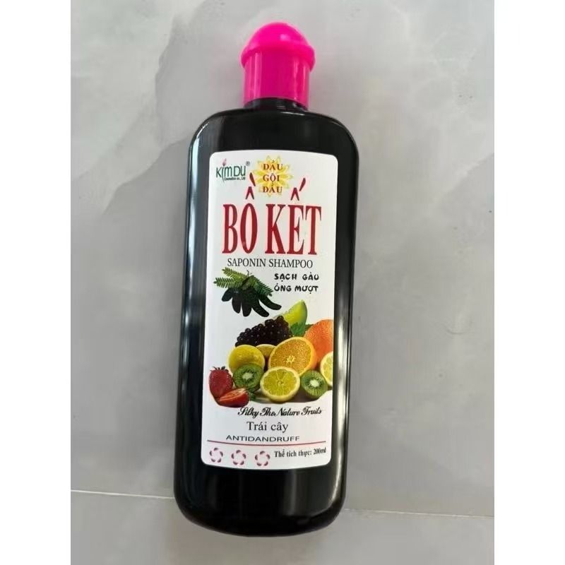 Việt Nam Original Authentic Old Brand Bo Ket trai cay Universal Chai Nhỏ Xà Phòng Góc Dầu Gội 200ml 