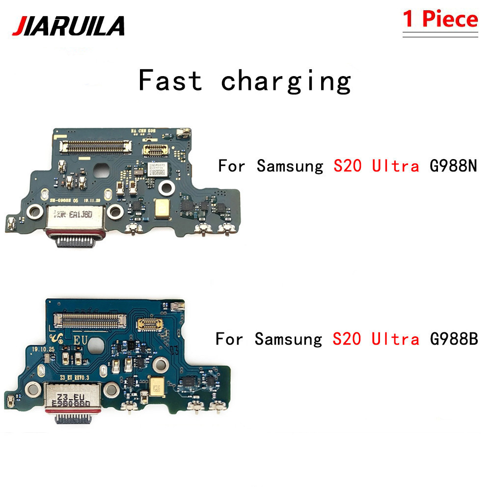 Dành Cho Samsung S20 Ultra G988N G988B Cổng Sạc USB Ban Cáp Mềm Có Micro Module