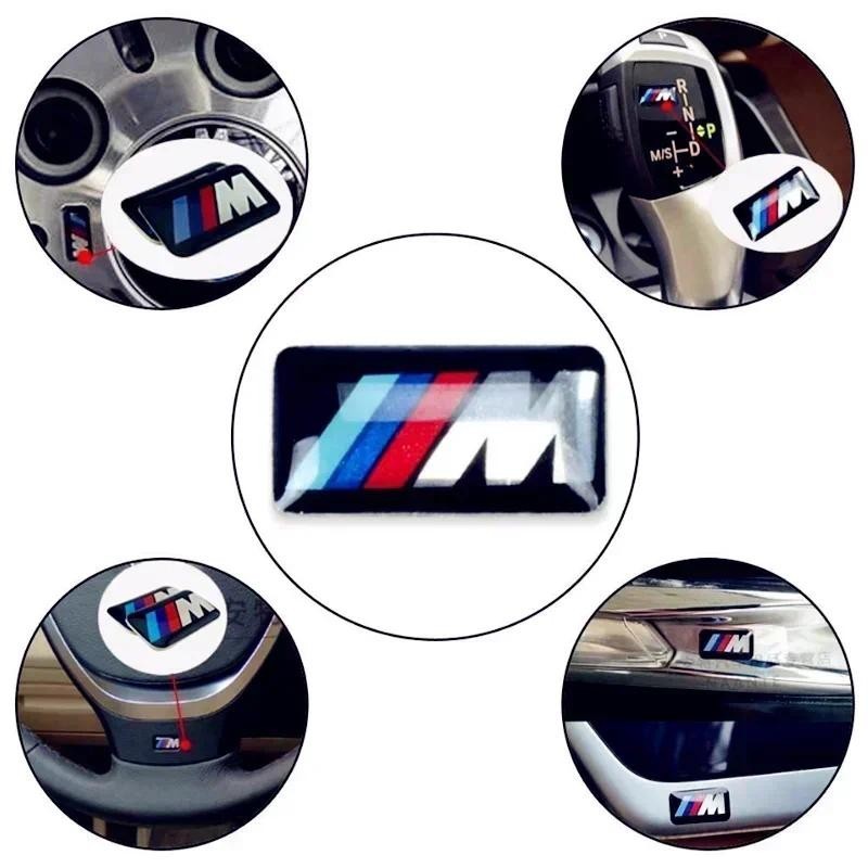 Mpower Mtech Biểu Tượng Huy Hiệu Bánh Xe BMW Miếng Dán Xe Hơi Cho Xe BMW E90 E60 F30 F10 G01 G20 G30