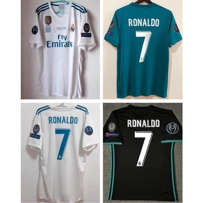 Áo bóng đá nam sân khách Real Madrid 2017 2018