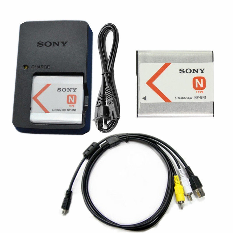 Bộ sạc pin máy ảnh Sony DSC-W690 W710 W730 W800 W810 W830 + Cáp dữ liệu
