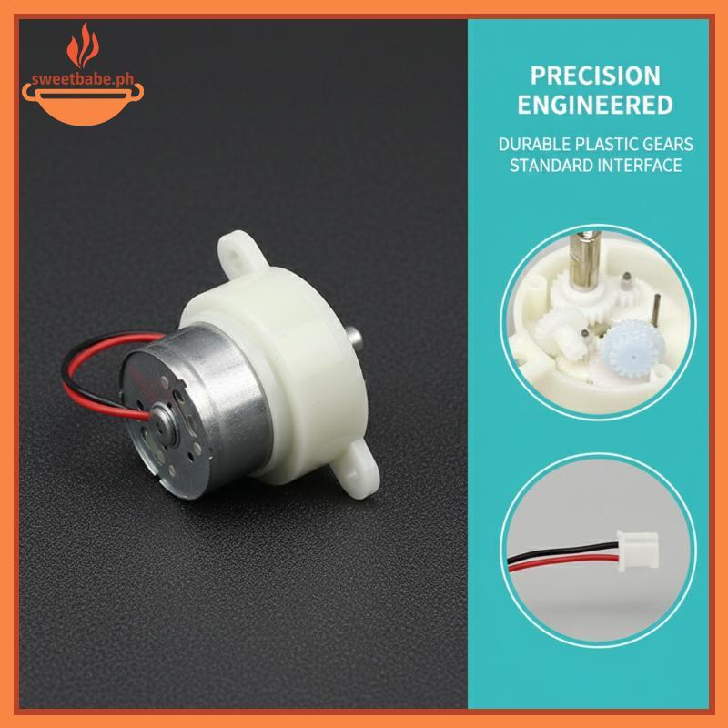 Sweet Mini 300 Gear Motor 7RPM Hộp số Micro Động cơ giảm tốc độ chậm để giáo dục khoa học và thí ngh