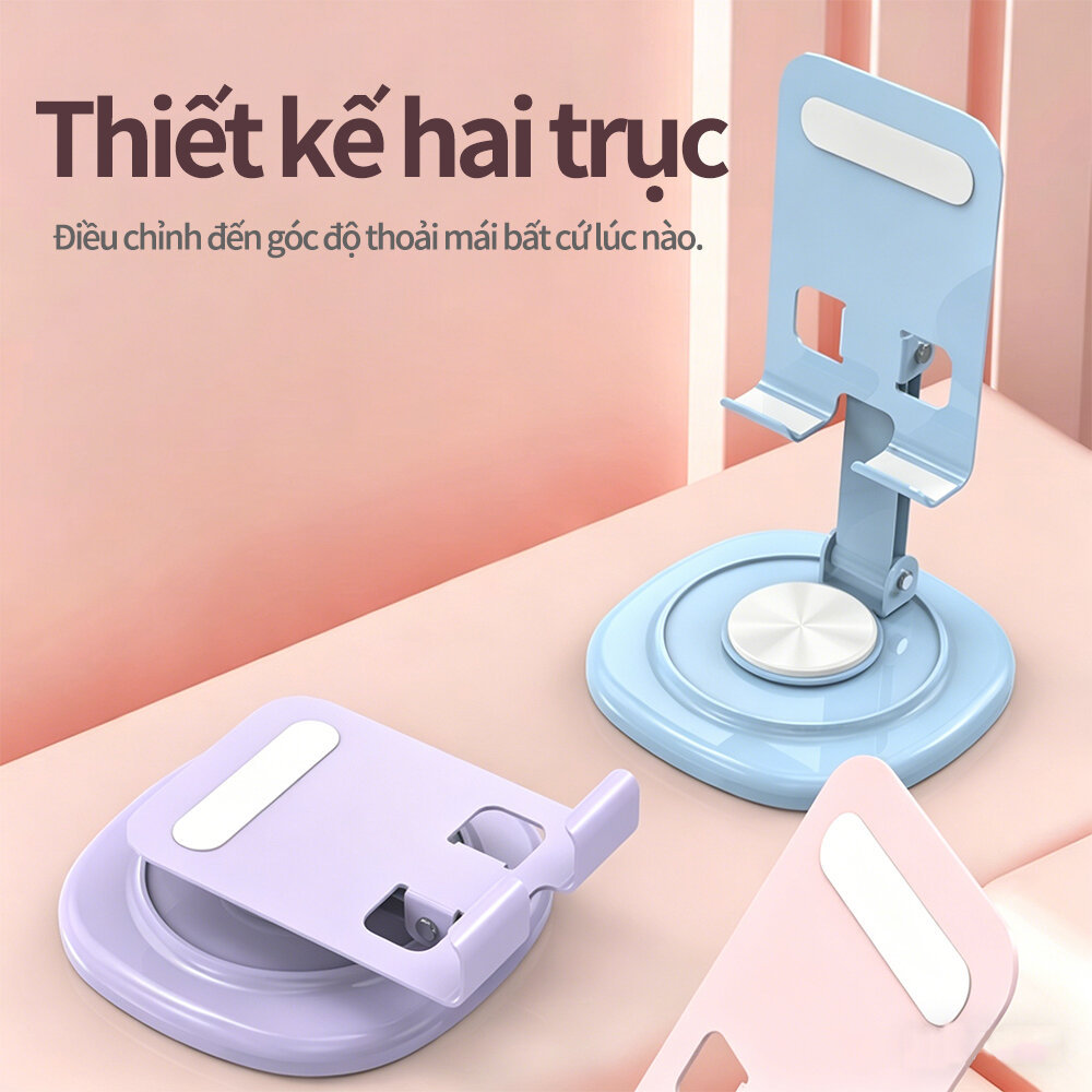 Giá Đỡ Điện Thoại Máy Tính Bảng HỢP KIM NHÔM Xoay 360, Kệ Để Điện Thoại Xem Phim Livestream | BigBuy360 - bigbuy360.vn