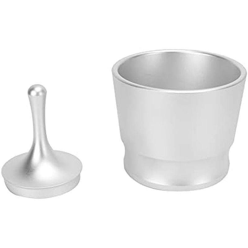 Coffee Dosing Cup, Dosing Rings Press, 51mm Aluminum Alloy Anti Flying Dust Powder Cup Coffee Powder