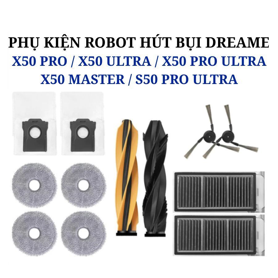 Phụ kiện Robot hút bụi mi Dreame X50 Pro X50 Ultra X50 Pro Ultra X50 Master S50 Pro Ultra _ Phụ kiện