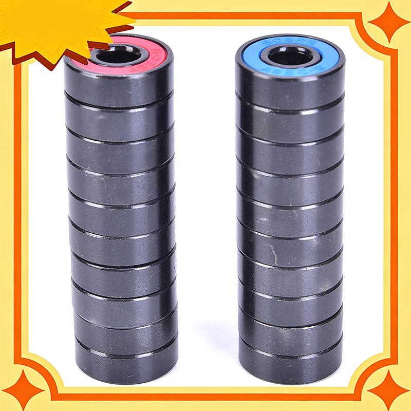 (MỚI) 10 Cái / bộ 608 2RS Vòng bi kín bằng thép rãnh sâu 608RS 608-2RS