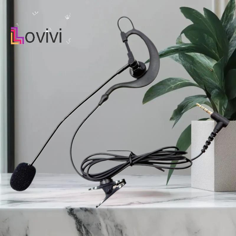 [Lovivivi] 1 Chiếc Tai Nghe Trọng Tài Loại Treo Tai Nghe 3.5 Mm / Type-C Giao Diện Cho V6 Pro + Mũ B