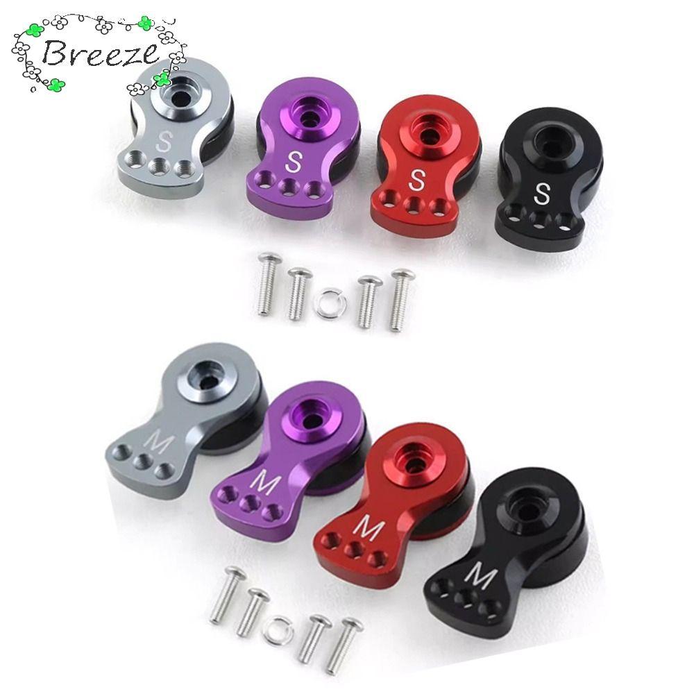 Cánh tay servo BREEZE, Thiết kế mô-men xoắn lớn S / M / L Tay lái servo, Hợp kim nhôm 25T RC Phụ tùn