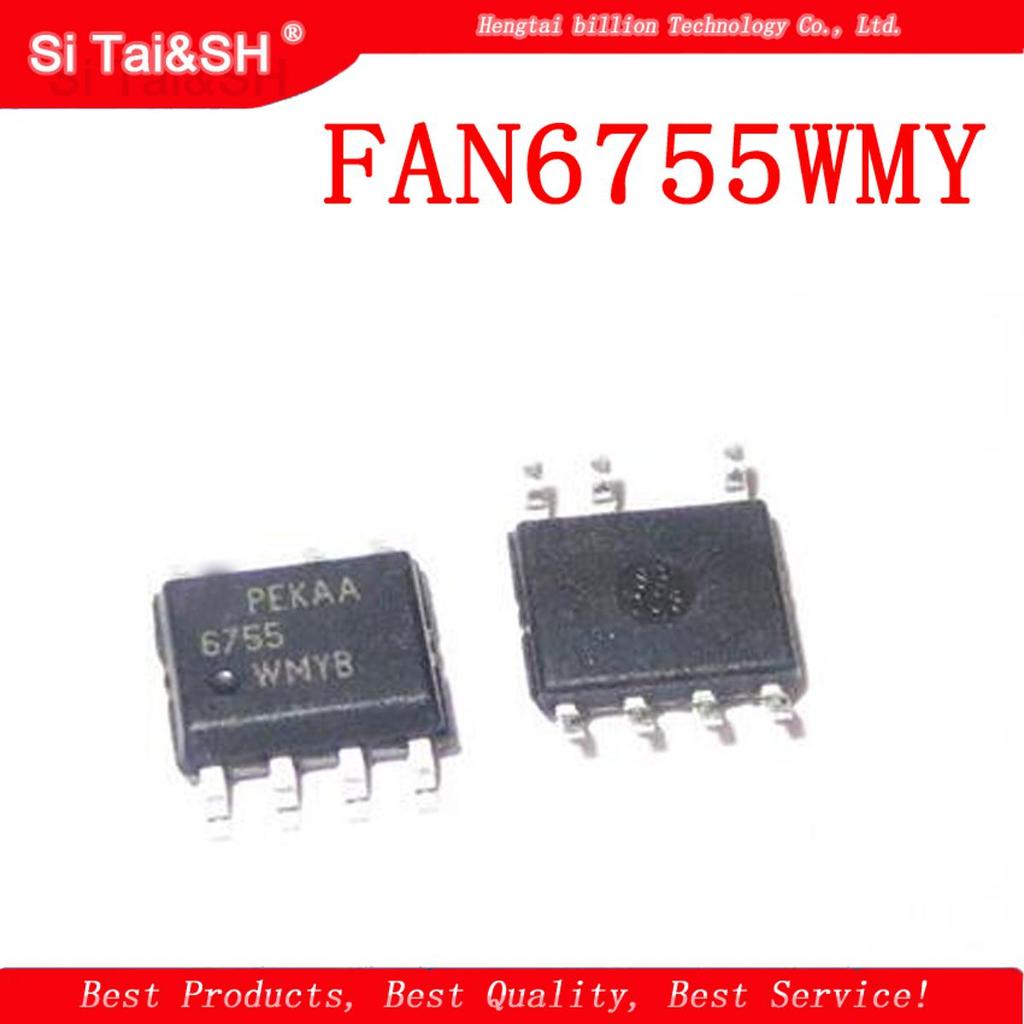 5 chiếc FAN6755WMY SOP-7 FAN6755WMYB FAN6755 SOP7 6755 SOP FAN6755WM FAN6755UWMY FAN6755U SMD mới ng