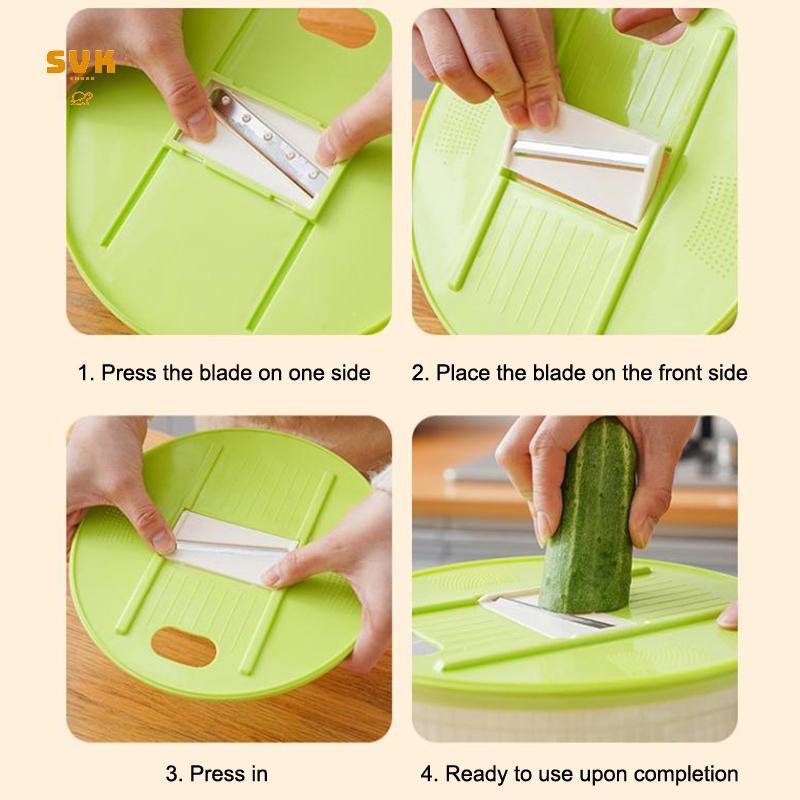 [SVK] Hướng dẫn sử dụng Salad Spinner - Máy sấy rau củ & salad đa chức năng IKFG