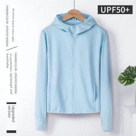 áo khoác thể thao nữ áo chống nắng uniqlo Áo chống nắng lụa lạnh áo cánh chống tia cực tím thoáng kh