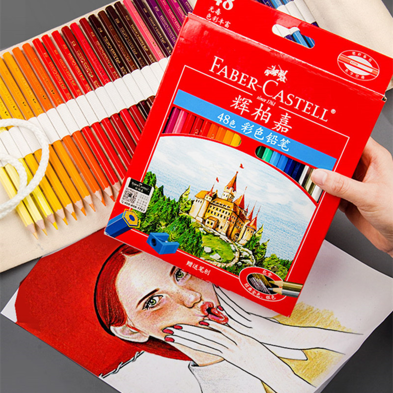 GMR ❥ ❈ ❈ GT1A Faber-Castell Bút chì màu gốc dầu Castle Secret Garden Bút chì tô màu 36 màu dành cho