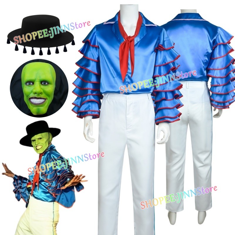 Mặt nạ Stanley Ipkiss Jim Carrey - Trang phục hóa trang phù hợp với anime roleplay