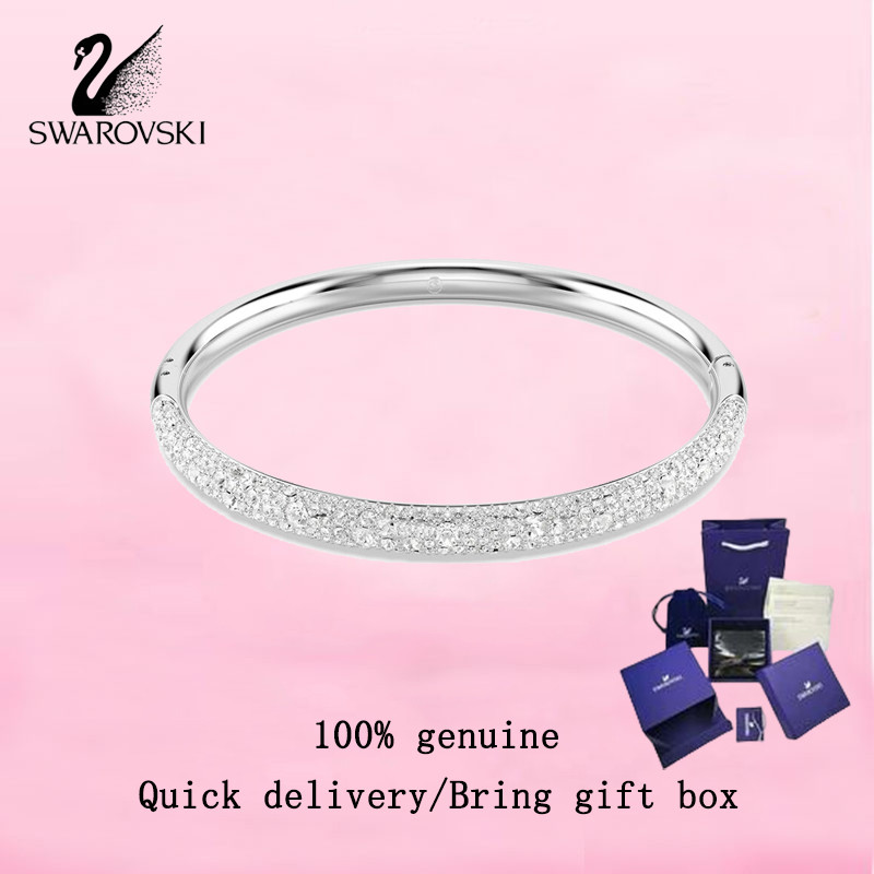 Swarovski  Women's fashion bracelet S925 sterling silver, snowflake pavé, white diamonds 5688612 Sub