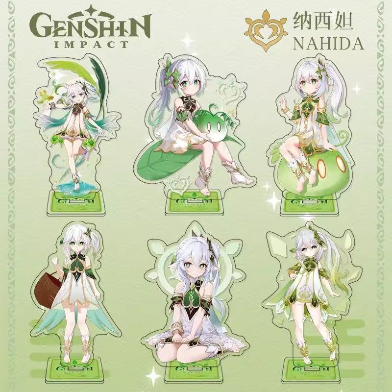 Genshin Impact / Nahida / Cỏ Thần Nahida Hàng Hóa Acrylic Đứng Để Bàn Trang Trí / vwtm