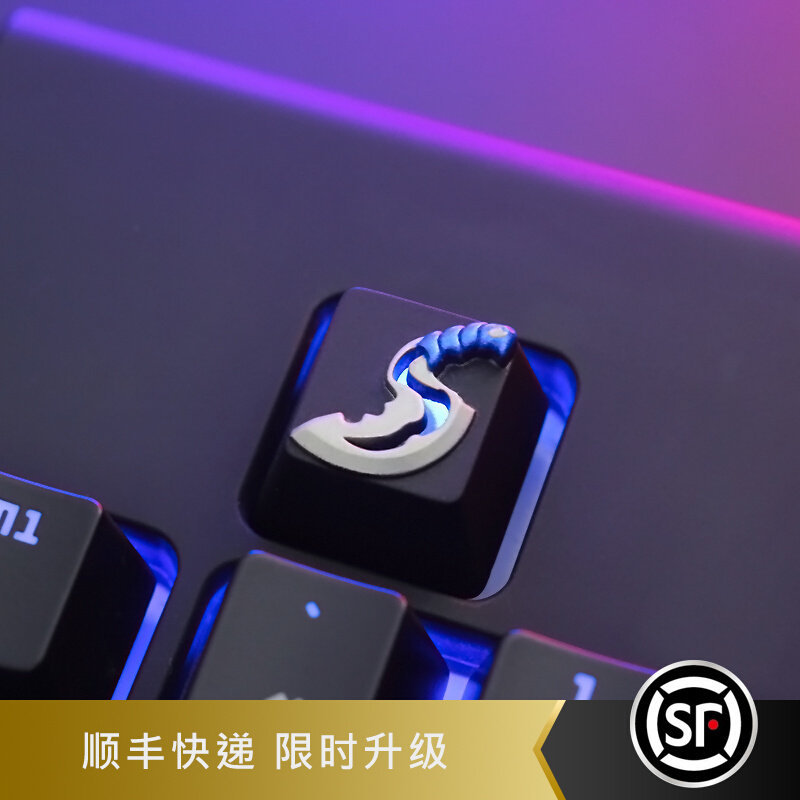 Bàn Phím DOTA2 DOTA2 DOTA2 Trò Chơi Ngoại Vi Nhảy Dao Keycap Bàn Phím Cơ Kẽm Hợp Kim Nhôm Ánh Sáng T