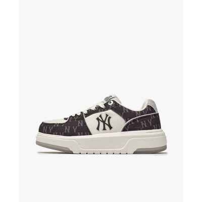 MLB - Giày sneakers unisex cổ thấp Chunky Liner Denim Monogram_3ASXM016N-50BKS