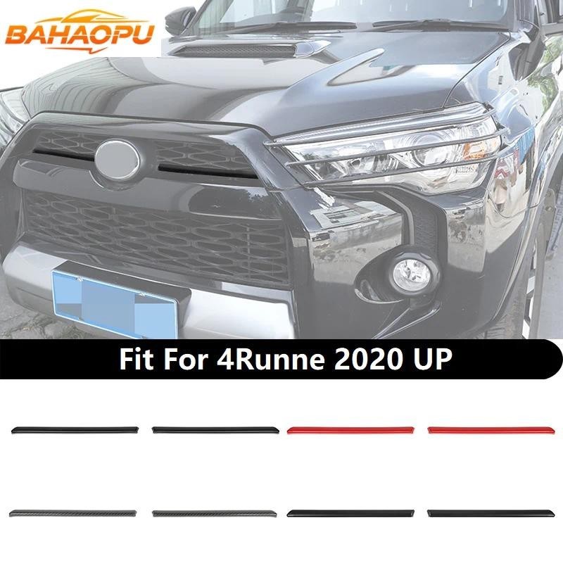 BAHAOPU Lưới tản nhiệt ô tô dải trang trí viền bên ngoài Miếng dán phù hợp cho 4Runner 2020 2021 202