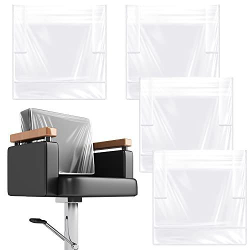 Tiệm làm tóc Ghế tựa lưng Bảo vệ Cover Clear PVC Dust Cover Hot Dying Chair Cover Cover Anti Dying P