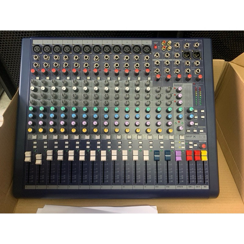 Mixer bàn cao cấp SoundCraft MFX12/2 & MFX8/2 - Hàng Nhập Khẩu Loại 1 - Bảo Hành 12 Tháng