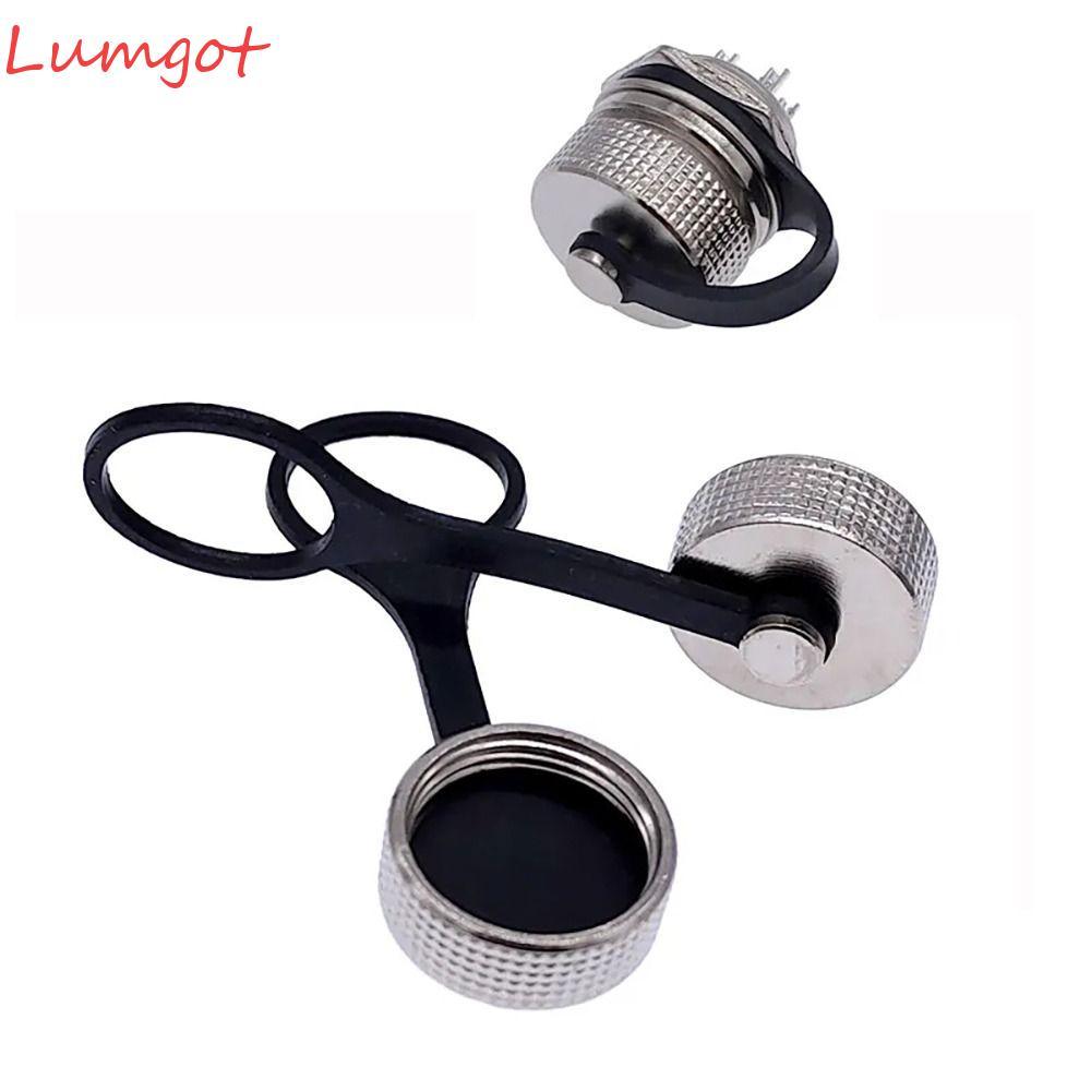 Vỏ cắm kết nối hàng không MERY, Nắp kim loại chống bụi kim loại chống nước, Nắp chống bụi GX16 Nhẹ G