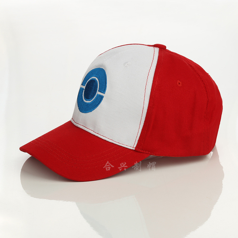 Pokemon Mũ Bóng Chày Thêu Logo - Mũ Lưới Chống Nắng