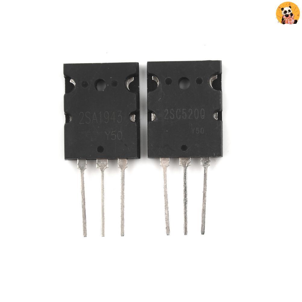 [CO] Mới 1 Cặp HOẶC 2 Chiếc Transistor TO-3PL 2SA1943-O 2SC5200-O 2SA1943 2SC5200 A1943 C5200 [TH]