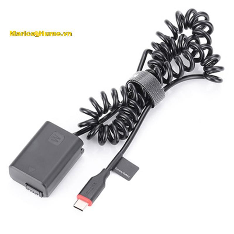 NP-FW50 Pin Giả DC Nguồn AC Adapter AC AC-PW20 Cho Alpha A6400 ILCE-6400 6500 6300 6000 5100 Camera