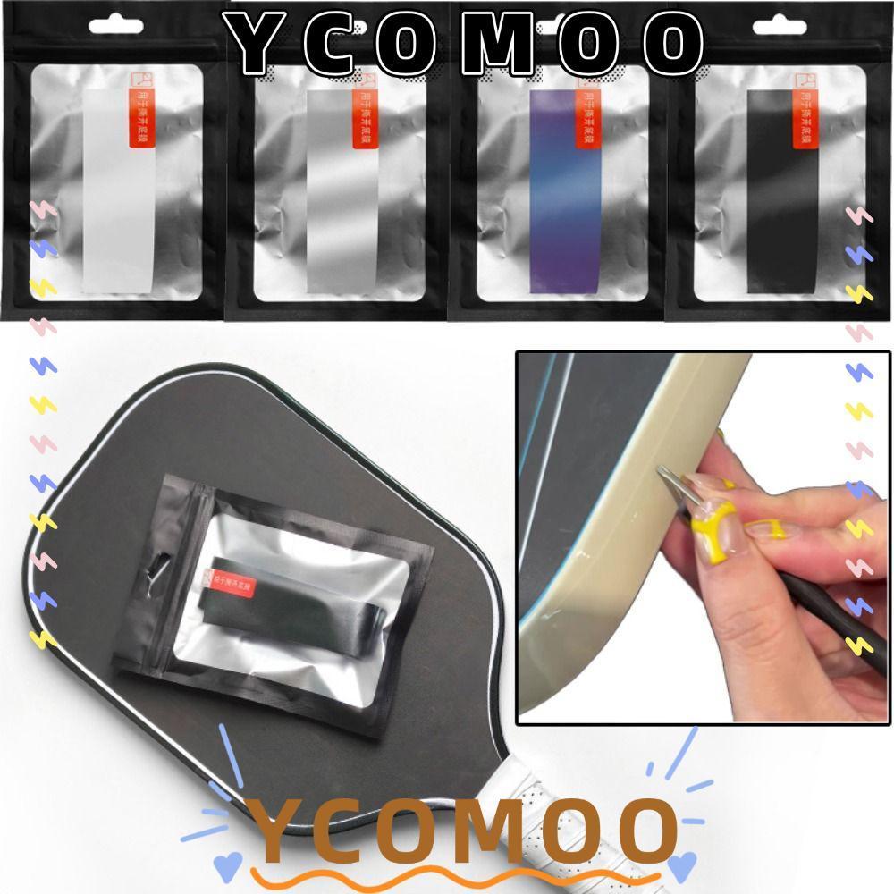 Nhãn dán bảo vệ vợt Pickleball YCOMOO, Băng cạnh đầu mái chèo dài 2,6 / 2,8cm 75cm, Sơn chống bong t