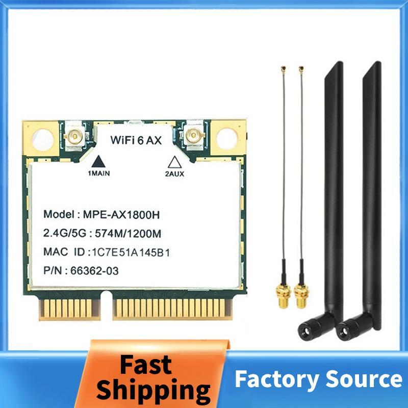 -AX1800H MT7921 WiFi6 Card mạng Băng tần kép 2.4G / 5G Mini Pcie Card BT5.2 cho Laptop Win10 / 11
