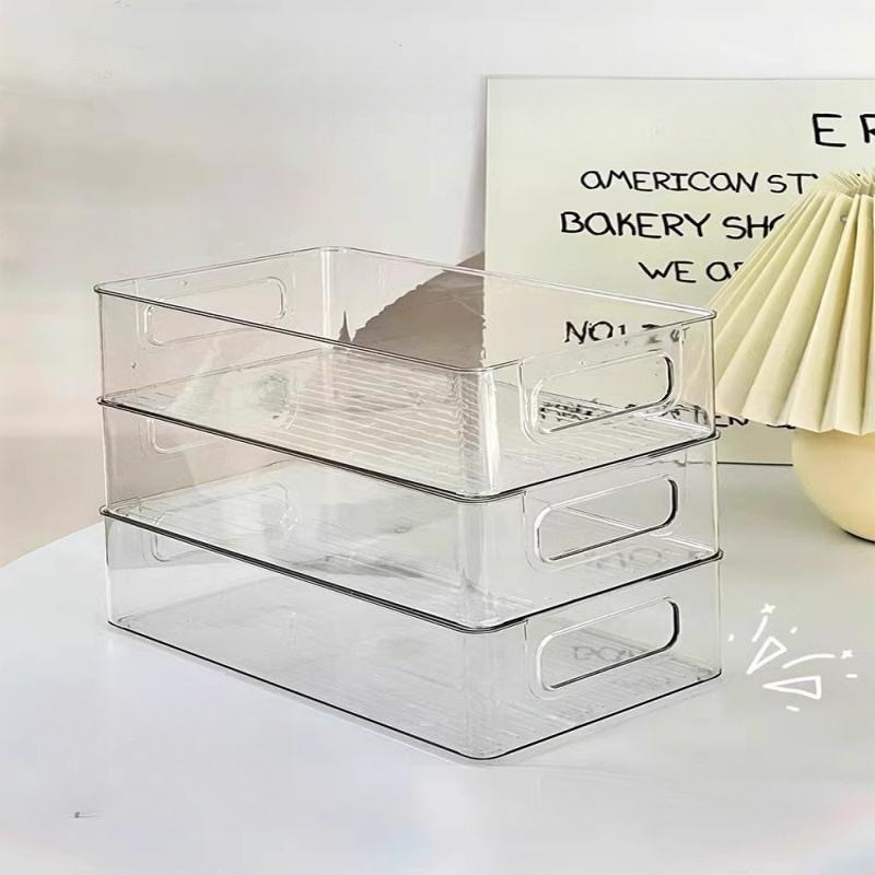 Khay đựng Mỹ Phẩm, Khay Xếp Chồng/khay Chia Bằng Nhựa Acrylic Trong Suốt Khay đựng Dụng Cụ Học Tập Khẩu Trang, Chìa Khoá