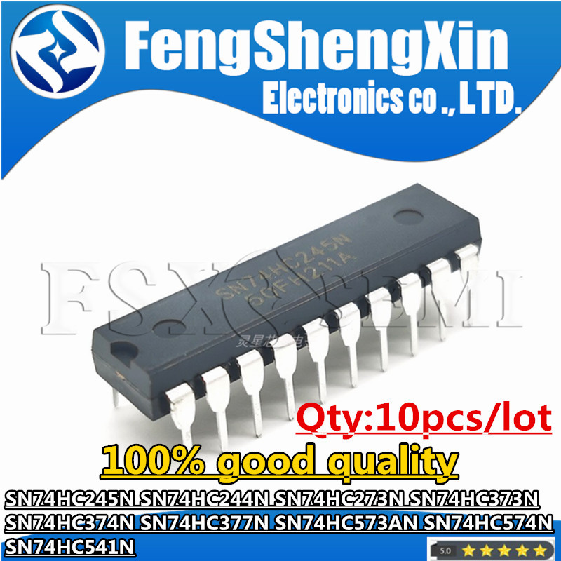 10 SN74HC245N 74HC245N DIP 74HC245 SN74HC373N SN74HC244N SN74HC377N SN74HC374N SN74HC573AN SN74HC541