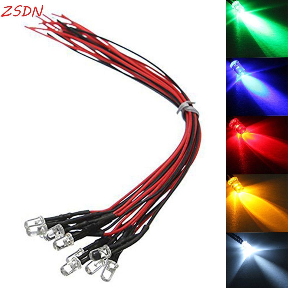 ZSDN Diode 5mm DC Constant 12V Phát sáng