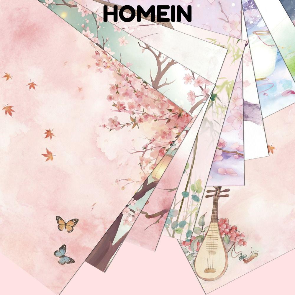 HOMEIN 60 tờ Giấy thủ công hoa, Giấy Origami in hai mặt phong cách Trung Quốc, Giấy gấp phong cảnh t