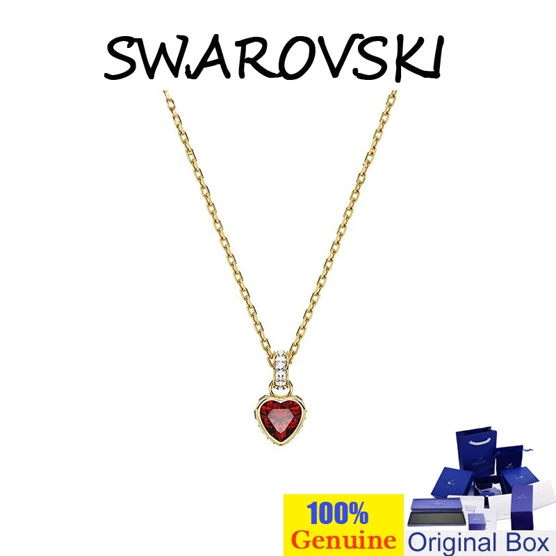 12 Swarovski Necklace STILLA Heart Necklace Sterling Silver Necklace Women's Necklace Swan Necklace 